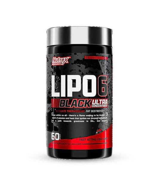 Lipo 6 Black (60 Capsules) by Nutrex Research