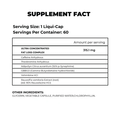 Lipo 6 Black (60 Capsules) by Nutrex Research